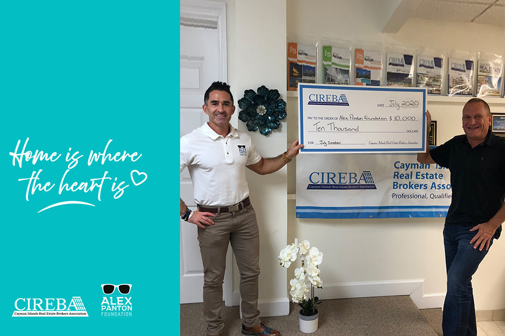 "Home is Where the Heart is" donates CI$10,000 to the Alex Panton Foundation  JULY Donation